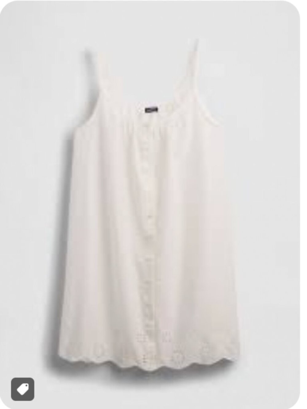 GAP Eyelet Hem PJ Dress - NWT - Large - Picture 2 of 7
